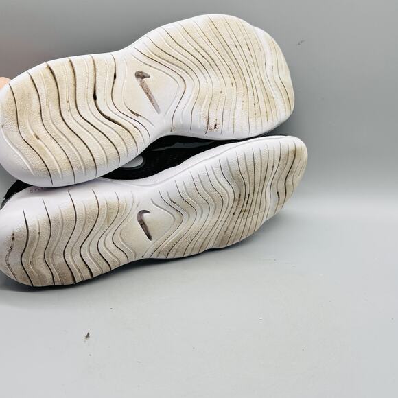 Nike Shoes Womens 10 Black White Flex Running Training Athletic Sneakers Lace Up - Picture 9 of 11